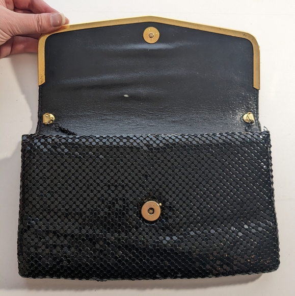 Vintage black/gold evening bag - Picture 6 of 7